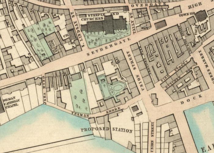 map of proposed station 